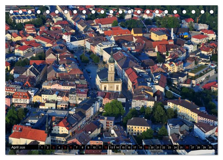 Produktbild: Der Chiemgau von oben (Tischkalender 2026 DIN A5 quer), CALVENDO Monatskalender