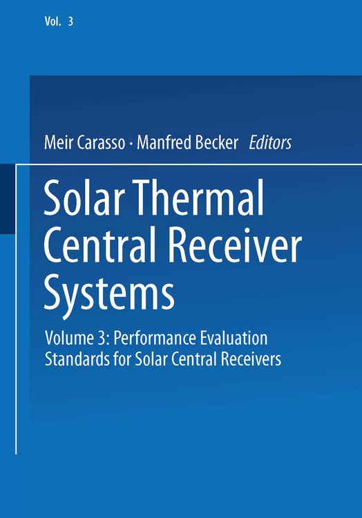 Produktbild: Solar Thermal Central Receiver Systems