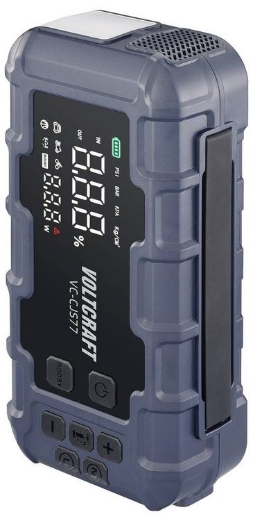 Produktbild: VOLTCRAFT Schnellstartsystem VC-CJS77 VC-16533725 Starthilfestrom (12 V)=600A USB-Steckdose 2x, Lade- und Aufbewahrungsstation