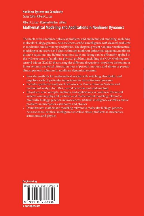 Produktbild: Mathematical Modeling and Applications in Nonlinear Dynamics