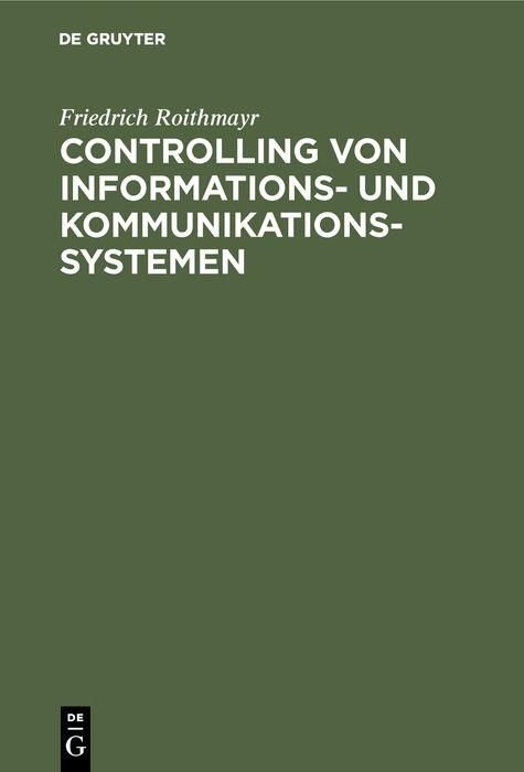 Produktbild: Controlling von Informations- und Kommunikationssystemen