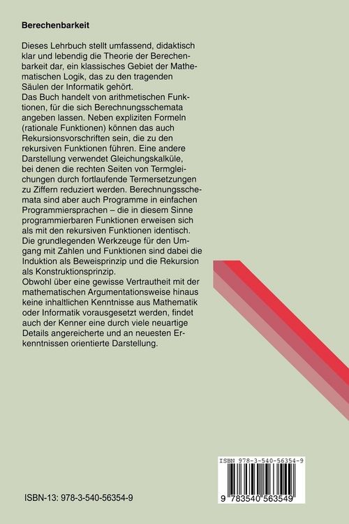 Produktbild: Berechenbarkeit