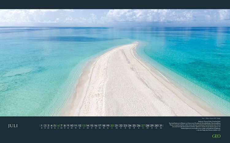 Produktbild: GEO Meer 2026 - Wand-Kalender - Reise-Kalender - Poster-Kalender - 58x36