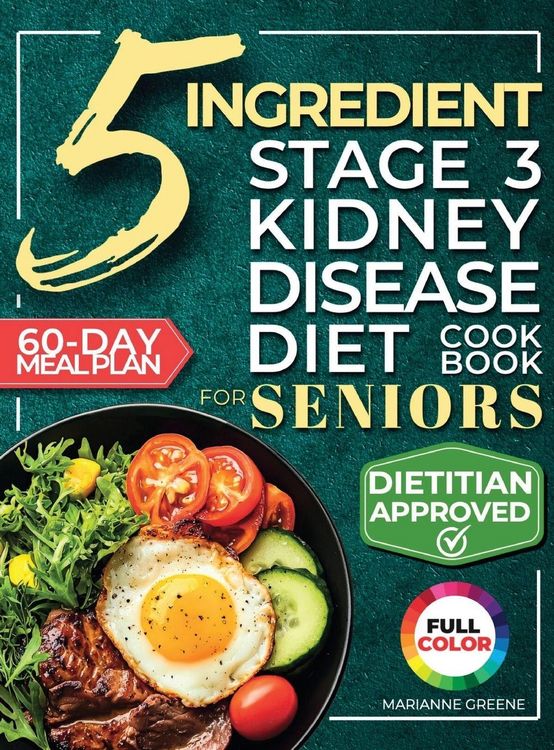 Produktbild: The 5 Ingredient Stage 3 Kidney Disease Diet Cookbook for Seniors