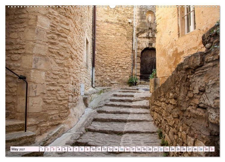 Produktbild: Provence. A journey through the villages of the French Provence (High Quality Premium Wall Calendar 2027 DIN A2 landscape),CALVENDO 12 Month Wall Calendar