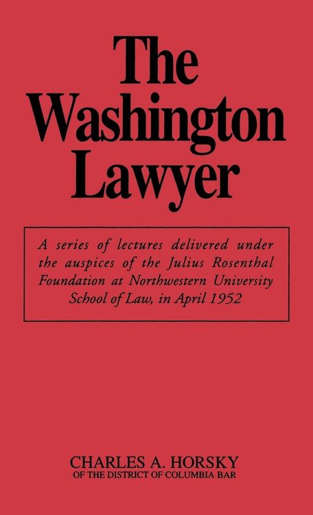 Produktbild: The Washington Lawyer