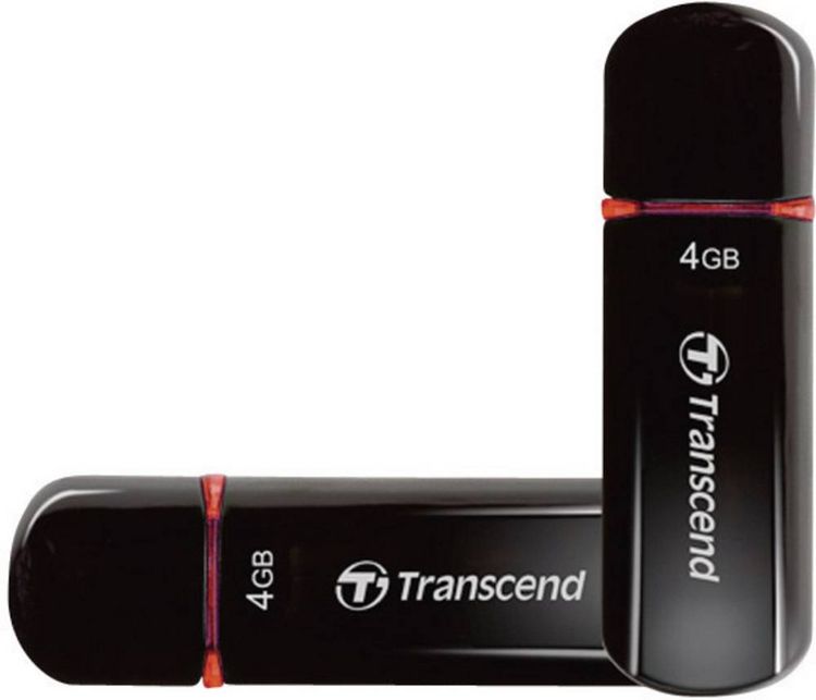 Produktbild: Transcend JetFlash&reg; 600 USB-Stick 4 GB Blau TS4GJF600 USB-A (USB 2.0)