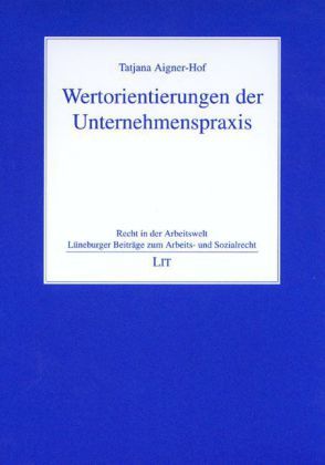 Produktbild: Wertorientierungen der Unternehmenspraxis