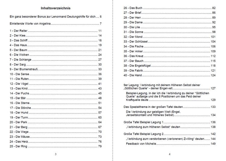 Produktbild: Lenormand Deutung geistige Welt &bdquo;Verbindung mit den Engeln, H&ouml;heres Selbst oder Jenseitskontakt&ldquo;