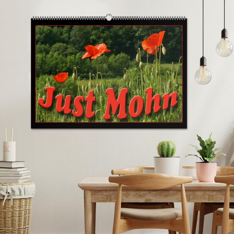 Produktbild: Just Mohn (Wandkalender 2026 DIN A2 quer), CALVENDO Monatskalender