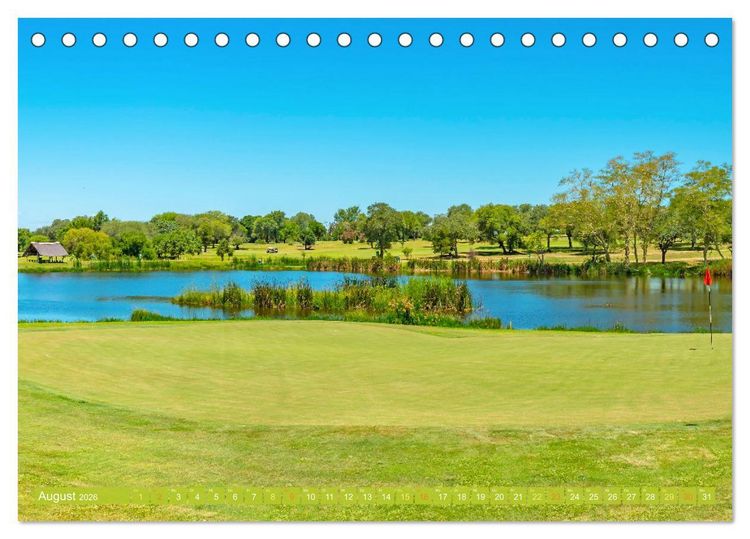 Produktbild: Einladung zum Golf (Tischkalender 2026 DIN A5 quer), CALVENDO Monatskalender