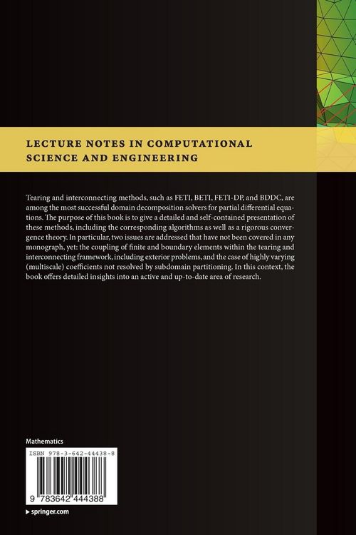 Produktbild: Finite and Boundary Element Tearing and Interconnecting Solvers for Multiscale Problems