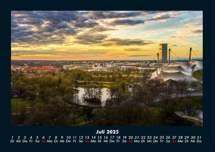Produktbild: M&uuml;nchen 2025 Fotokalender DIN A4