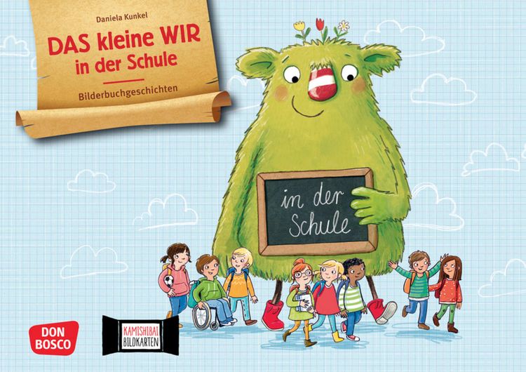Produktbild: Das kleine WIR in der Schule. Kamishibai Bildkartenset