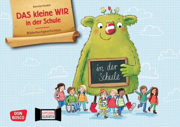 Produktbild: Das kleine WIR in der Schule. Kamishibai Bildkartenset
