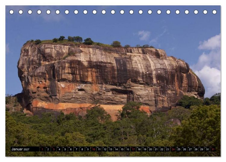Produktbild: Sri Lanka (Tischkalender 2027 DIN A5 quer), CALVENDO Monatskalender