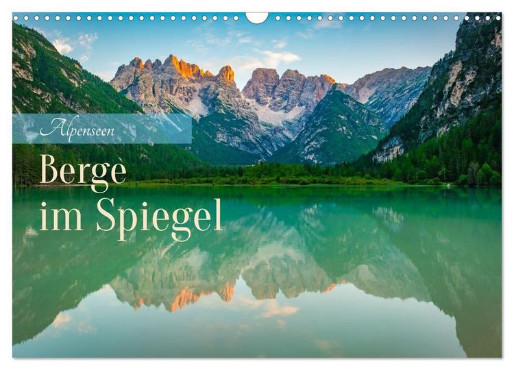 Produktbild: Alpenseen - Berge im Spiegel (Wandkalender 2027 DIN A3 quer), CALVENDO Monatskalender