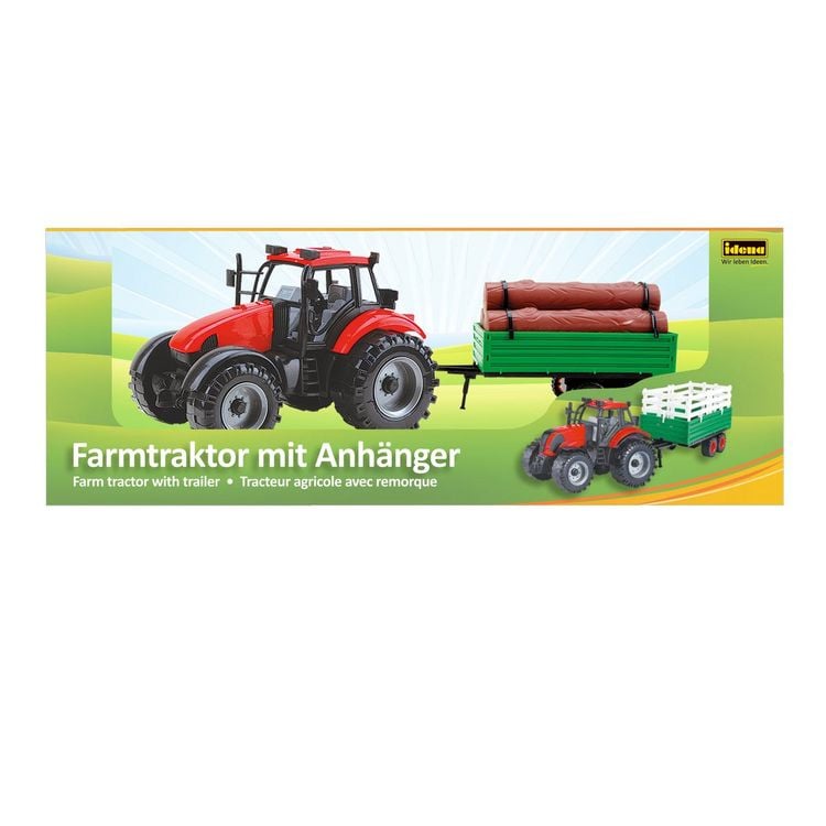 Produktbild: Idena Traktor mit Anh&auml;nger 8fach sortiert