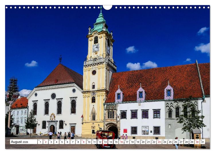 Produktbild: Bratislava die slowakische Sch&ouml;nheit (Wandkalender 2026 DIN A3 quer), CALVENDO Monatskalender