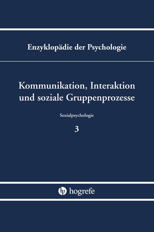 Produktbild: Kommunikation, Interaktion und soziale Gruppenprozesse