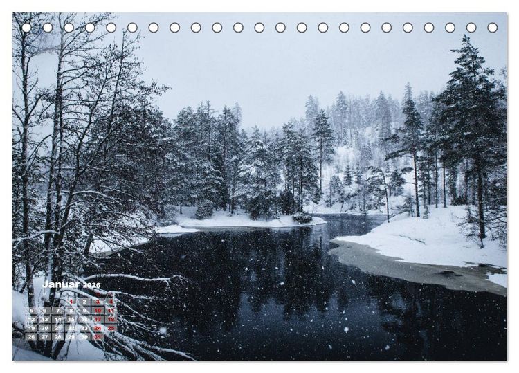 Produktbild: Aufregendes Norwegen (Tischkalender 2026 DIN A5 quer), CALVENDO Monatskalender
