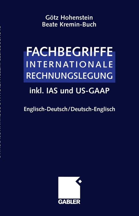 Produktbild: Fachbegriffe Internationale Rechnungslegung/Glossary of international accounting terms