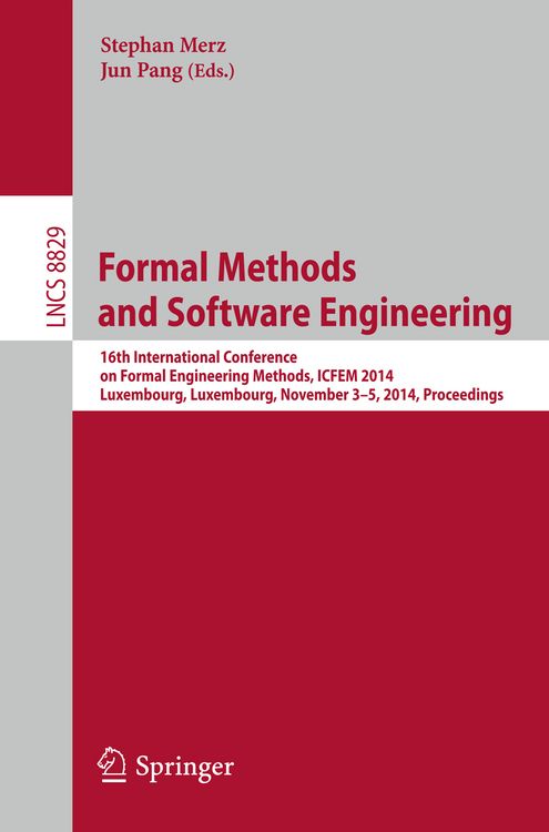 Produktbild: Formal Methods and Software Engineering