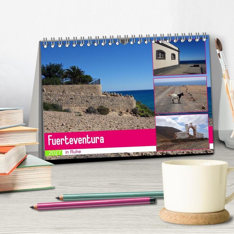 Produktbild: Fuerteventura in Ruhe (Tischkalender 2027 DIN A5 quer), CALVENDO Monatskalender