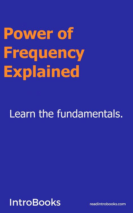 Produktbild: Power of Frequency Explained