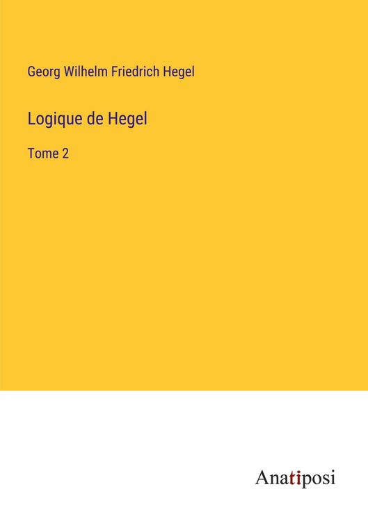 Produktbild: Logique de Hegel