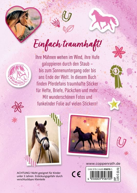 Produktbild: Funkelnde Sticker Pferdefreunde