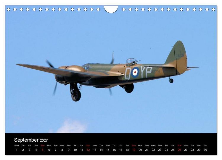 Produktbild: Battle of Britain collection 75th Anniversary (Wall Calendar 2027 DIN A4 landscape), CALVENDO 12 Month Wall Calendar