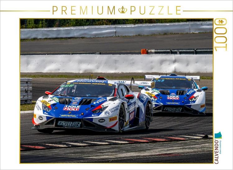 Produktbild: CALVENDO Puzzle Lamborghini Hurac&aacute;n GT3 Evo II, Liqui Moly Team Engstler | 1000 Teile Lege-Gr&ouml;&szlig;e 64x48cm Foto-Puzzle f&uuml;r gl&uuml;ckliche Stunden
