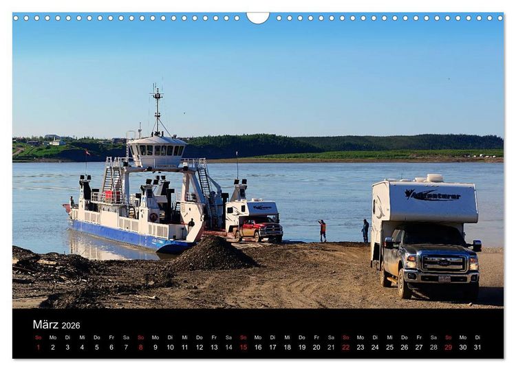 Produktbild: KANADA - Mit Campmobil quer durch (Wandkalender 2026 DIN A3 quer), CALVENDO Monatskalender