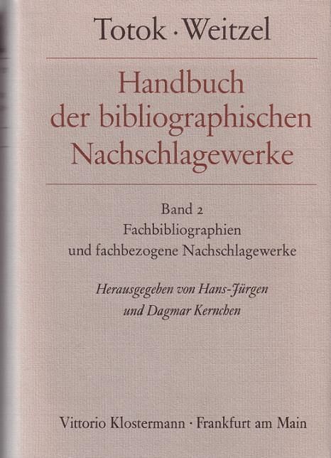 Produktbild: Handbuch der bibliographischen Nachschlagewerke
