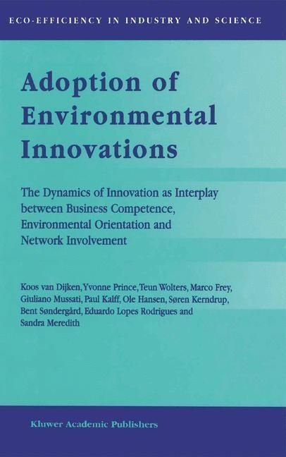 Produktbild: Adoption of Environmental Innovations