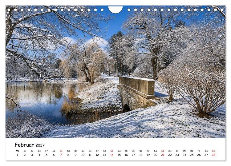 Produktbild: Bad Homburg Schlossblick (Wandkalender 2027 DIN A4 quer), CALVENDO Monatskalender