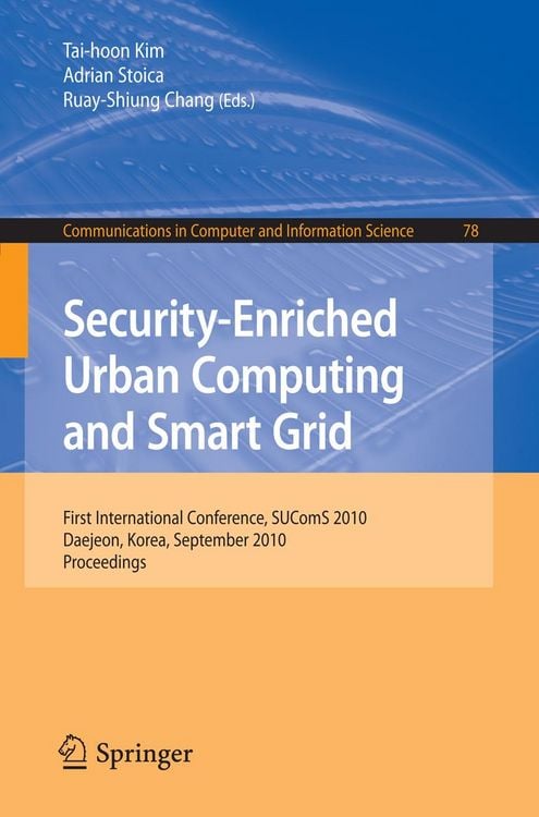 Produktbild: Security-Enriched Urban Computing and Smart Grid