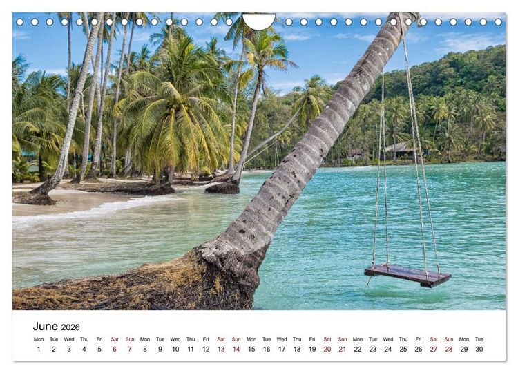Produktbild: Destination Thailand (Wall Calendar 2026 DIN A4 landscape), CALVENDO 12 Month Wall Calendar