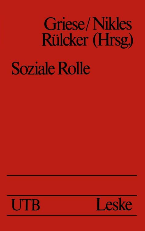 Produktbild: Soziale Rolle