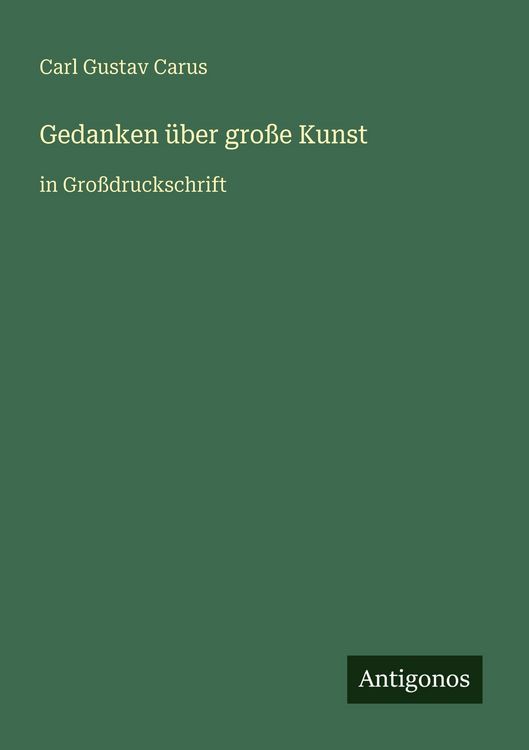 Produktbild: Gedanken &uuml;ber gro&szlig;e Kunst