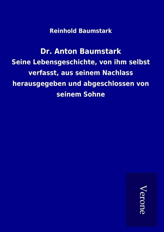 Produktbild: Dr. Anton Baumstark