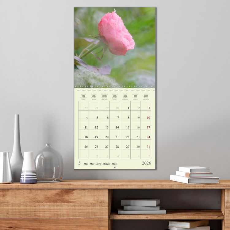Produktbild: Fleurs du pays des r&ecirc;ves (Calendrier mural carr&eacute; 2026 30x30 cm) Calendrier double avec une page pour vos prises de notes