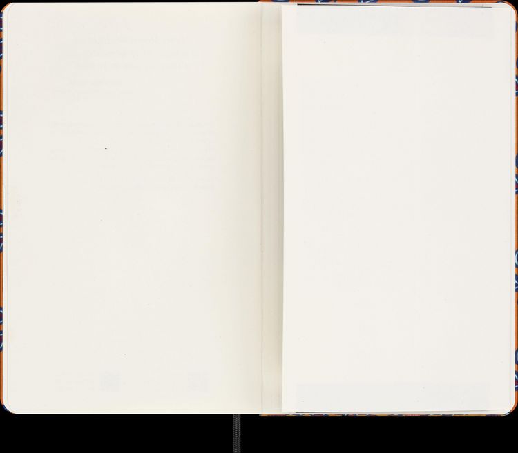 Produktbild: Moleskine Silk Kalender, undatiert, 12 Monate, w&ouml;chentlich, large/A5, fester Einband, orange