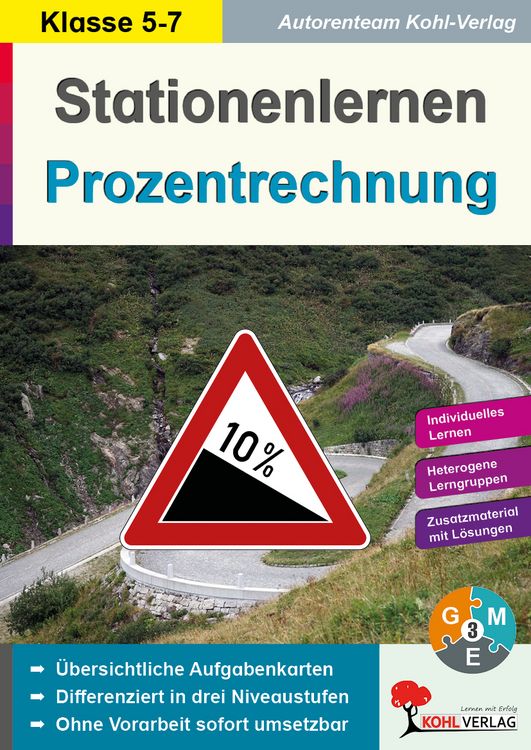 Produktbild: Stationenlernen Prozentrechnung