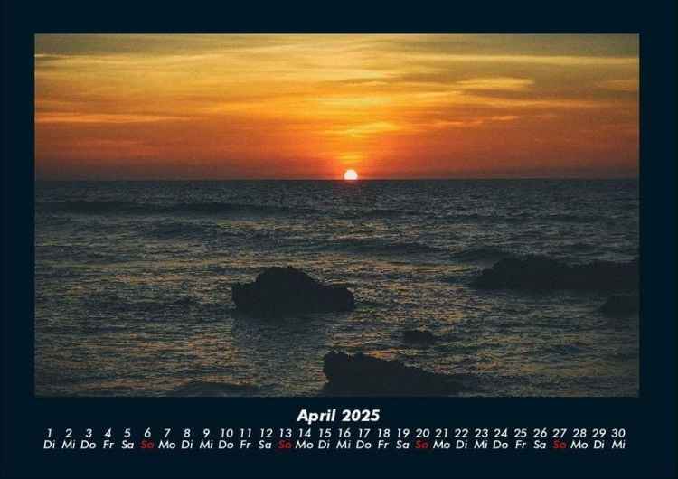 Produktbild: Sonnenunterg&auml;nge 2025 Fotokalender DIN A4