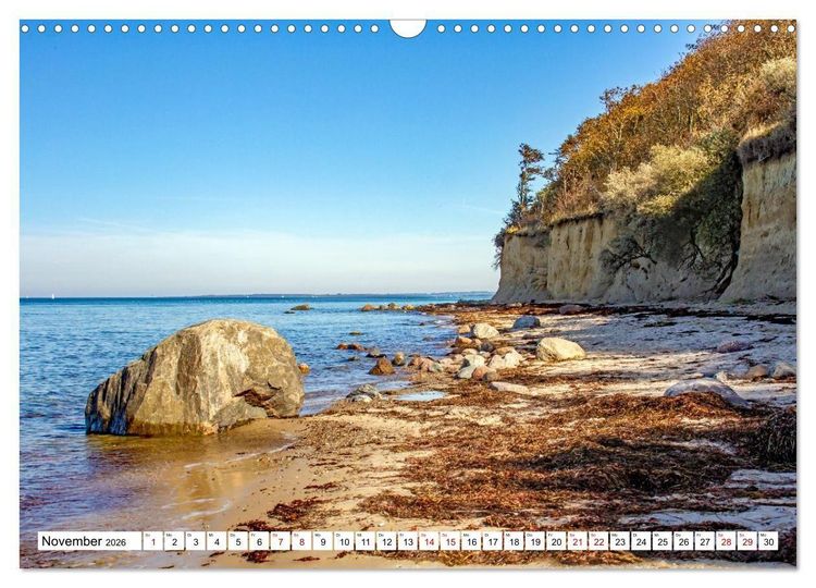 Produktbild: Ostseeinsel Poel - K&uuml;stenimpressionen (Wandkalender 2026 DIN A3 quer), CALVENDO Monatskalender