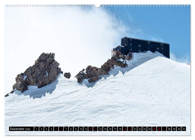 Produktbild: Monte Rosa Classic - Die klassische Tour um das Monte Rosa Massiv (Wandkalender 2026 DIN A2 quer), CALVENDO Monatskalender