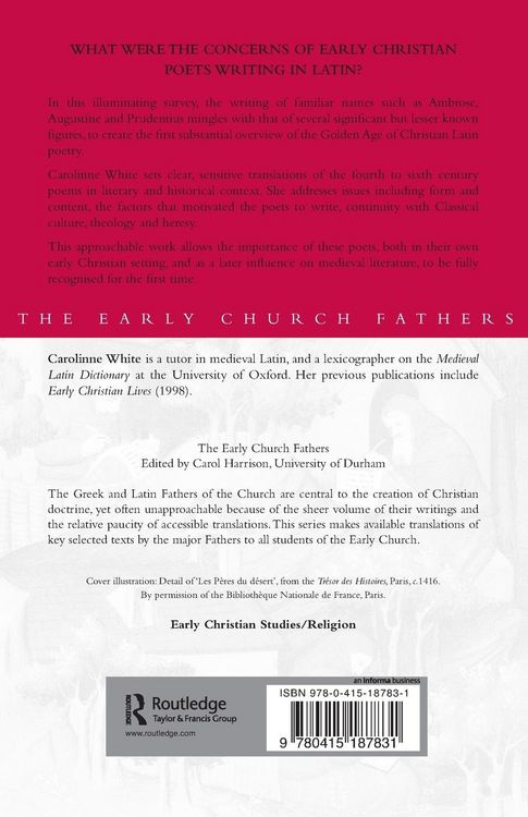 Produktbild: Early Christian Latin Poets