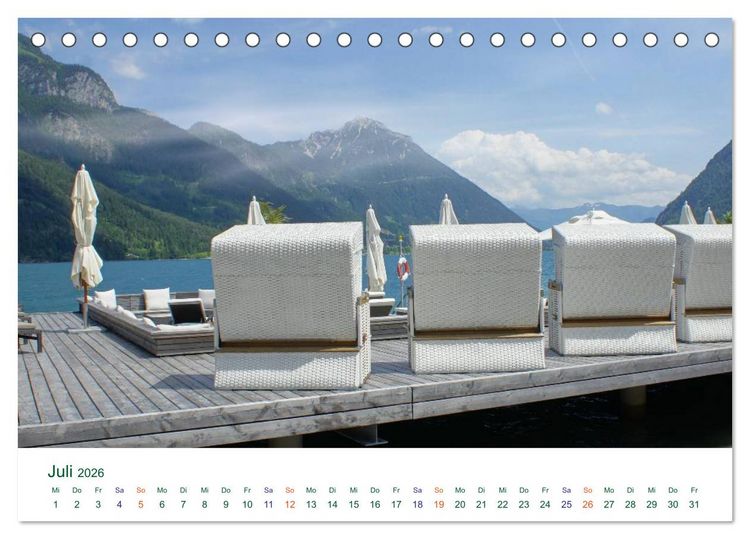 Produktbild: Tirol &ndash; Rund um den Achensee (Tischkalender 2026 DIN A5 quer), CALVENDO Monatskalender